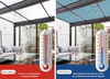 Fensterabdeckung für den Winter 
